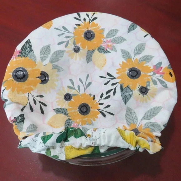Lemon and Sunflower Reversible Kitchenaid Bowl Cover - Picture 6 of 6
